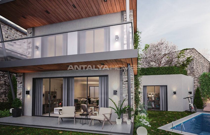 Zentral Gelegene, Freistehende, Moderne Häuser Mit Pool In Bodrum 5