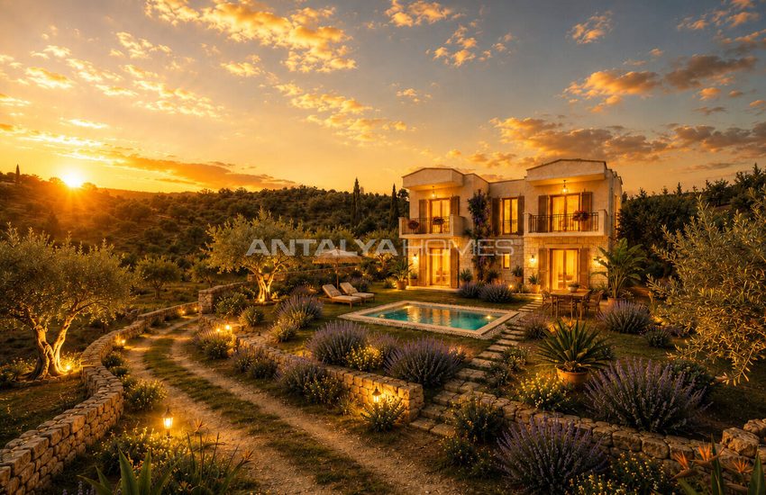 Fristående Hus Och Parhus Nära Flygplats I Bodrum 10