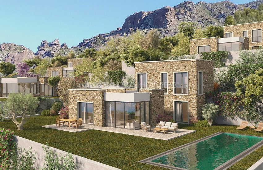 Poolhouses Met Zee- En Valleizicht In Bodrum, Turkije 3