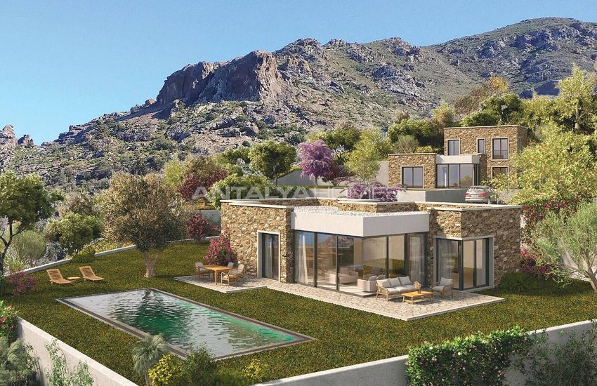 Poolhouses Met Zee- En Valleizicht In Bodrum, Turkije 6