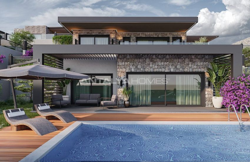 Villas En Pierre Avec Vue Sur Mer À Bodrum Yalikavak 2