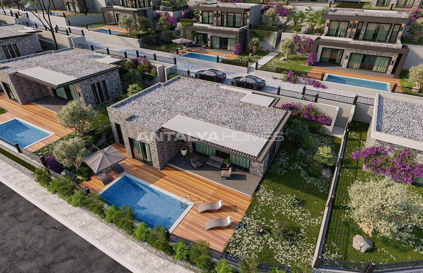 Villas En Pierre Avec Vue Sur Mer À Bodrum Yalikavak 16