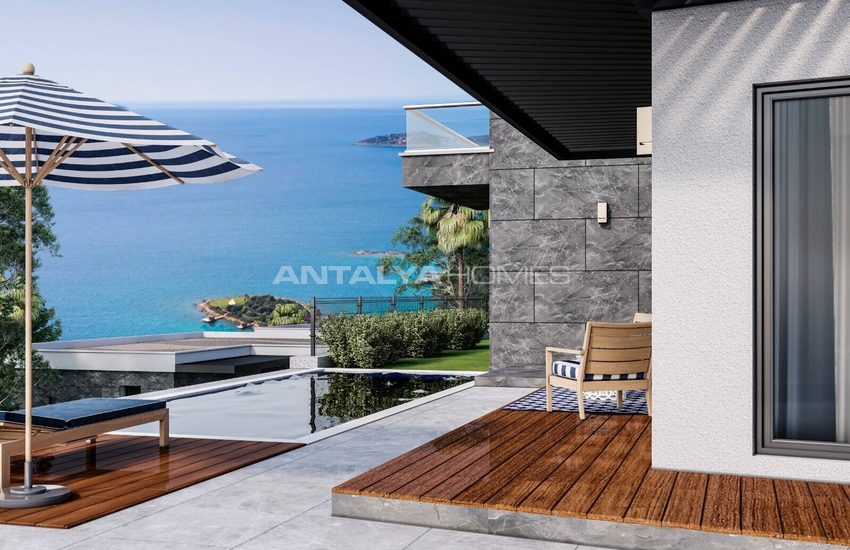 Detached Houses with Panoramic Sea Views in Bodrum Turkey 7