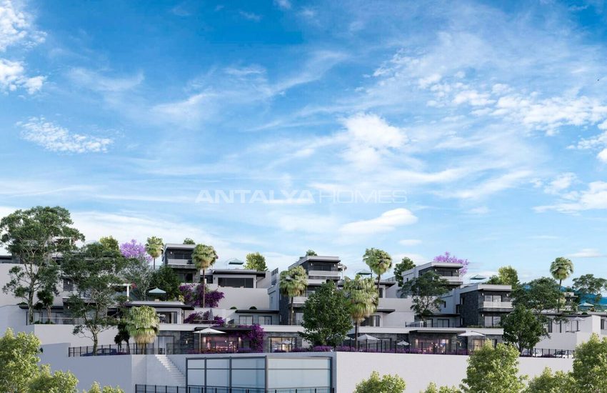 Detached Houses with Panoramic Sea Views in Bodrum Turkey 8