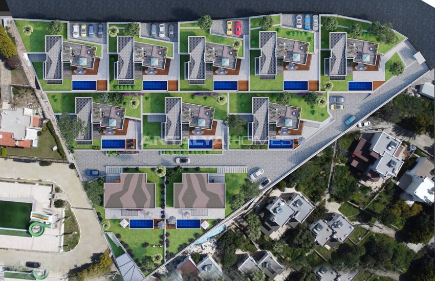 Detached Houses with Panoramic Sea Views in Bodrum Turkey 9