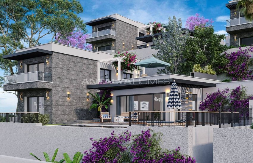 Detached Houses with Panoramic Sea Views in Bodrum Turkey 5