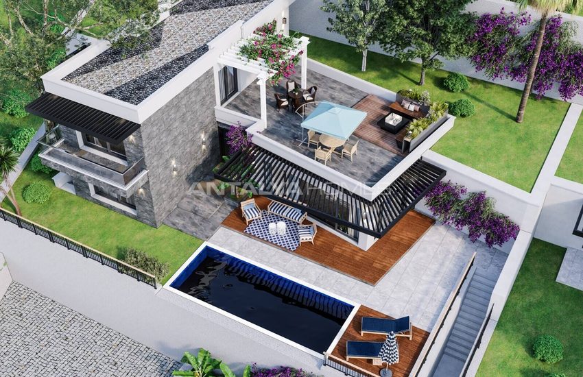 Detached Houses with Panoramic Sea Views in Bodrum Turkey 2
