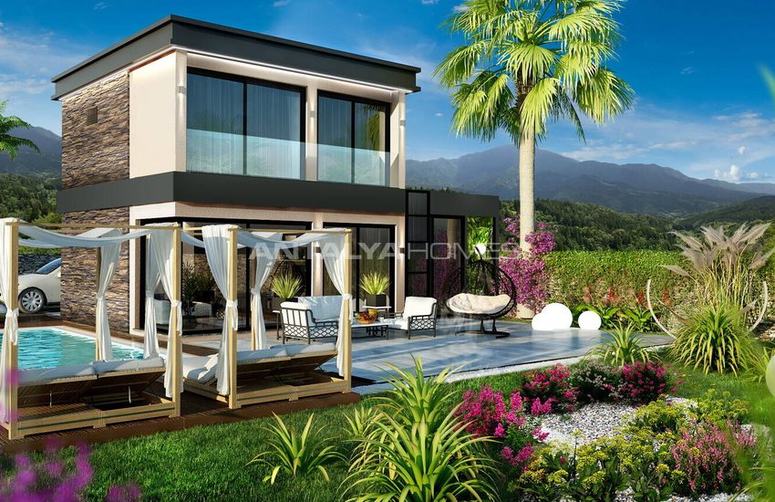 Detached Villas with Private Beach in Mugla Bogazici 8