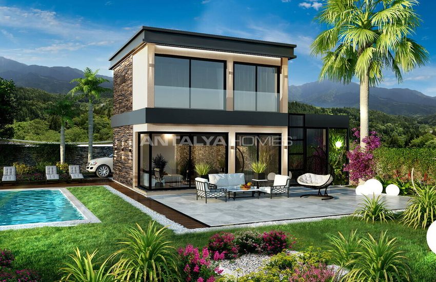 Detached Villas with Private Beach in Mugla Bogazici