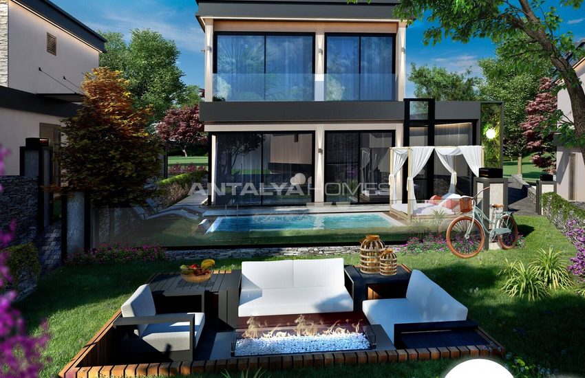 Detached Villas with Private Beach in Mugla Bogazici 2