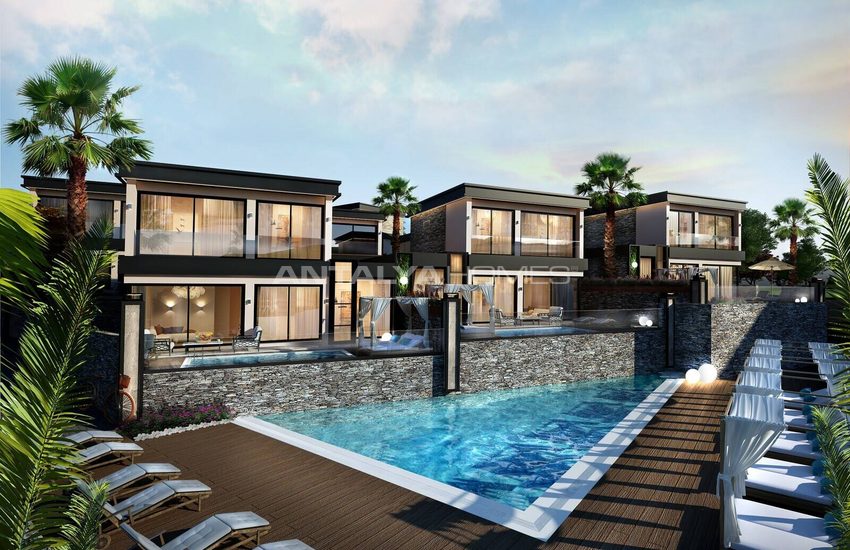 Detached Villas with Private Beach in Mugla Bogazici 5