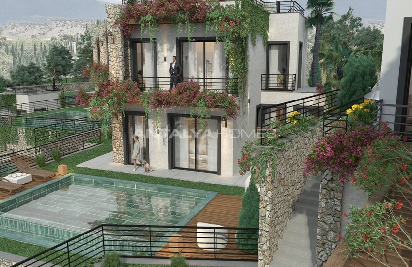 Wohnungen In Einem Neuen Projekt Mit Privaten Pools In Bodrum Mugla 1