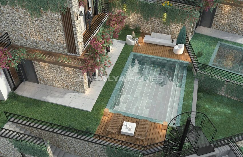 Wohnungen In Einem Neuen Projekt Mit Privaten Pools In Bodrum Mugla 8