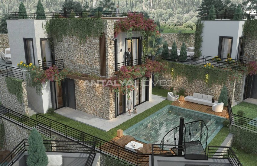 Wohnungen In Einem Neuen Projekt Mit Privaten Pools In Bodrum Mugla 7
