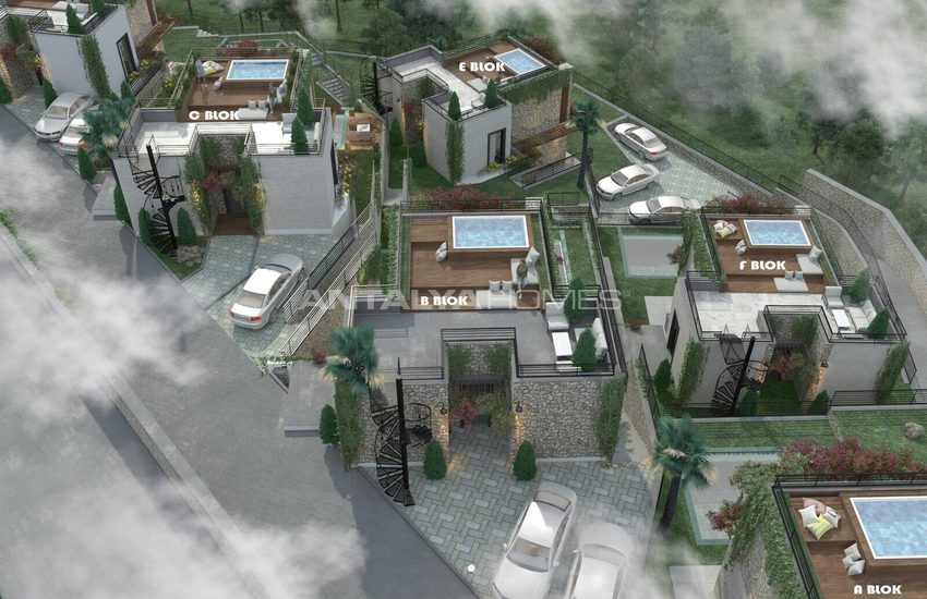 Wohnungen In Einem Neuen Projekt Mit Privaten Pools In Bodrum Mugla 9