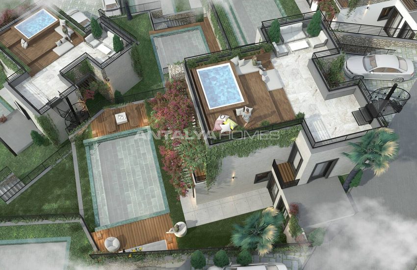 Wohnungen In Einem Neuen Projekt Mit Privaten Pools In Bodrum Mugla 11