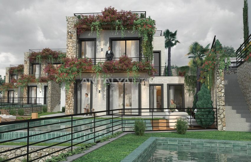 Wohnungen In Einem Neuen Projekt Mit Privaten Pools In Bodrum Mugla 3