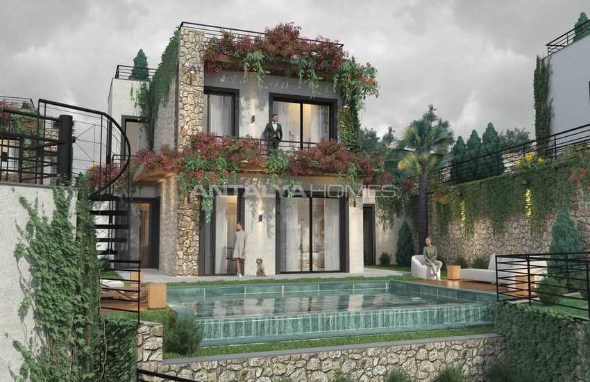 Wohnungen In Einem Neuen Projekt Mit Privaten Pools In Bodrum Mugla