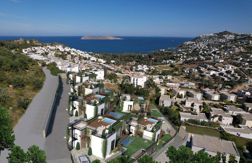 Wohnungen In Einem Neuen Projekt Mit Privaten Pools In Bodrum Mugla 15