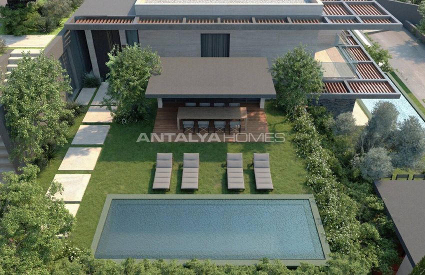Sea View Properties in a Complex with Pool in Bodrum Gundogan