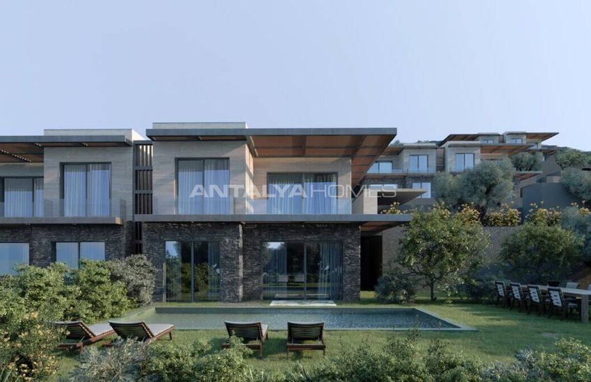 Sea View Properties in a Complex with Pool in Bodrum Gundogan 4