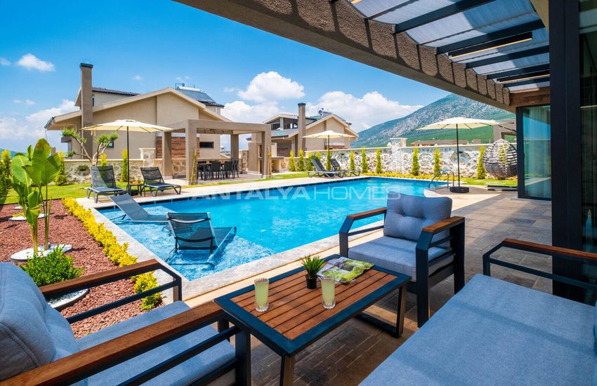 3+1 Villa Met Privézwembad En Sauna In Oludeniz, Turkije 8