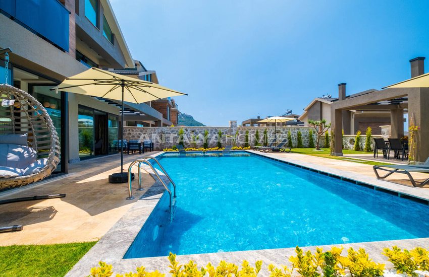 3+1 Villa Met Privézwembad En Sauna In Oludeniz, Turkije 5