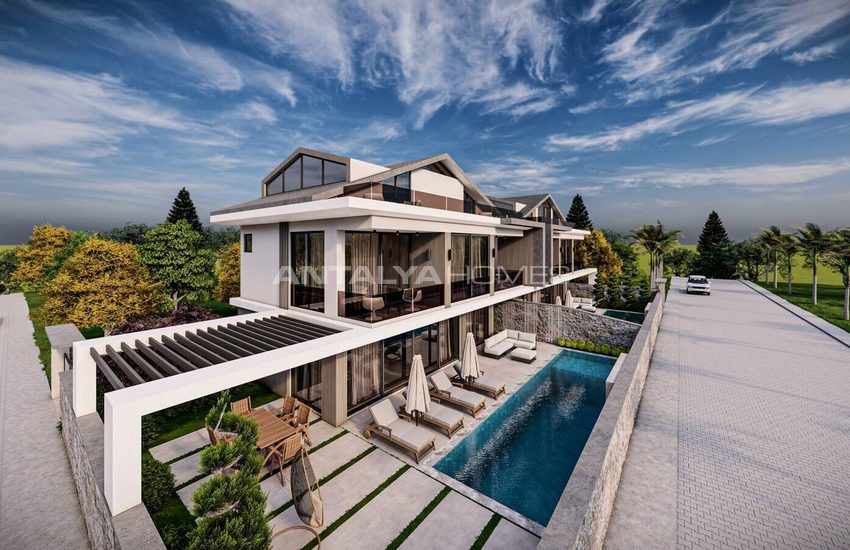 Villa 5+1 Avec Piscine Et Jacuzzi À Fethiye En Turquie 3