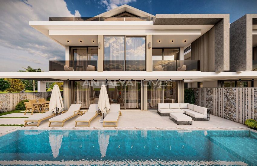 Villa 5+1 Avec Piscine Et Jacuzzi À Fethiye En Turquie