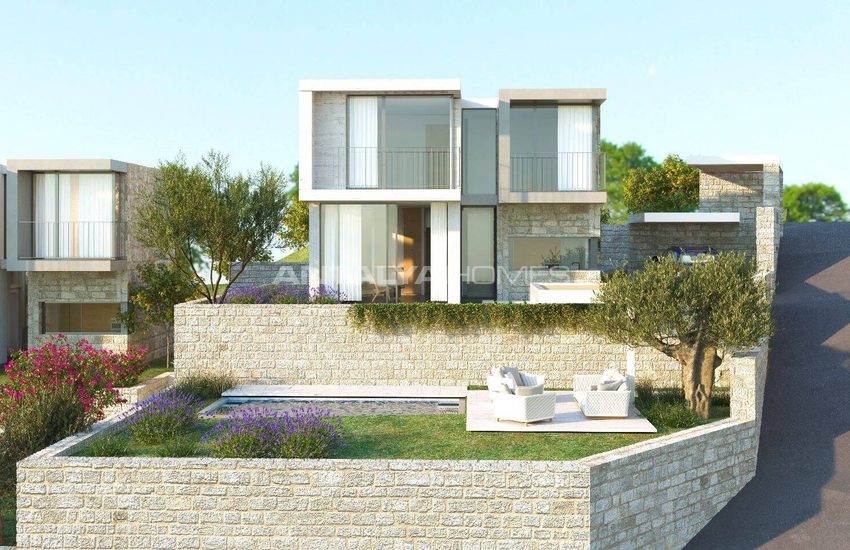 Bodrum Kıyıkışlacık'ta Plaj'a 500 M Mesafede Müstakil Villalar