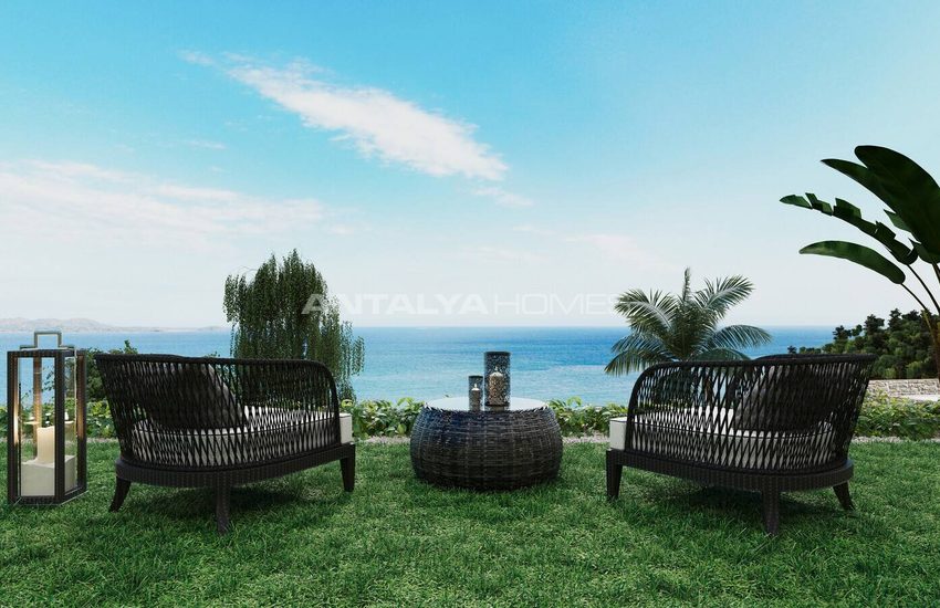 Stone Clad Sea View Detached Villas in Bodrum Yalikavak 17
