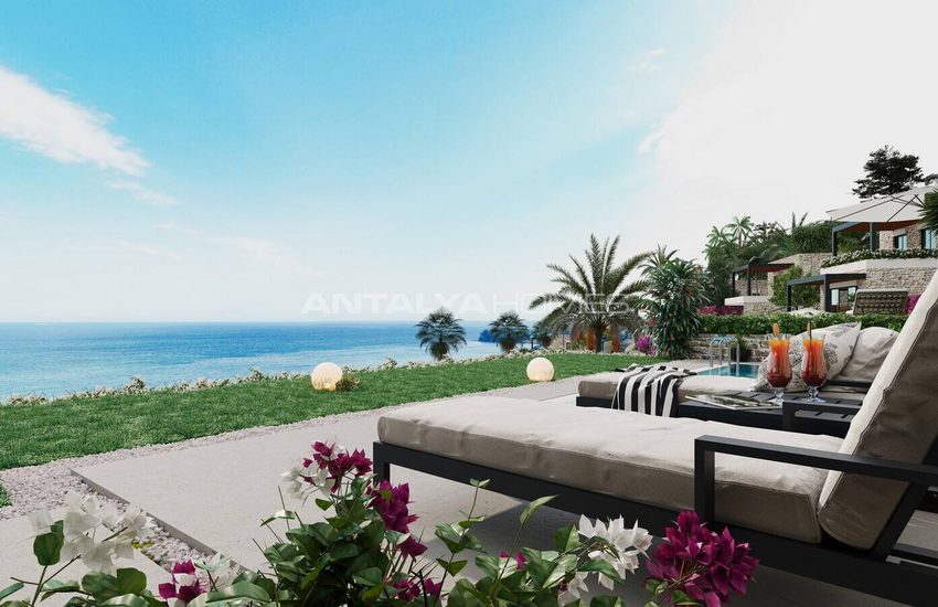 Stone Clad Sea View Detached Villas in Bodrum Yalikavak 15