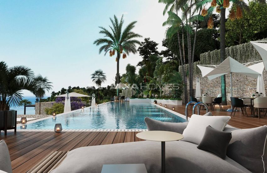 Stone Clad Sea View Detached Villas in Bodrum Yalikavak 12