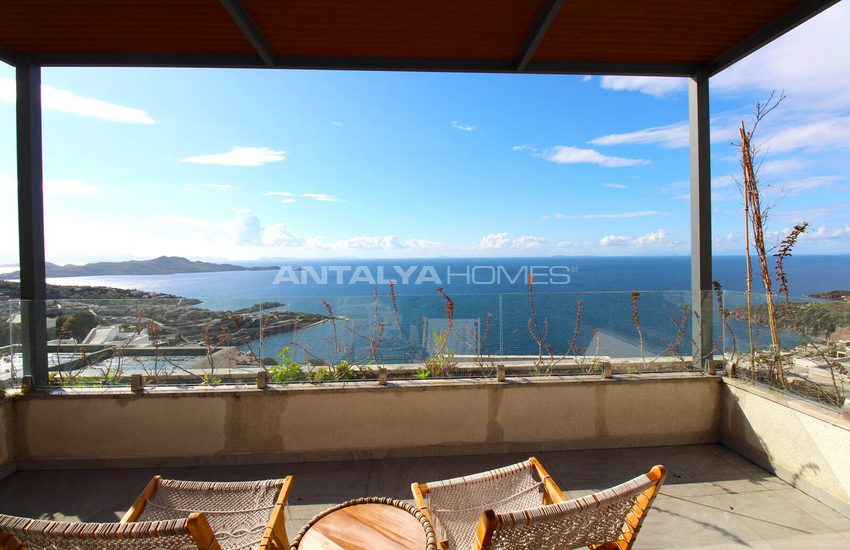 Stone Clad Sea View Detached Villas in Bodrum Yalikavak 13