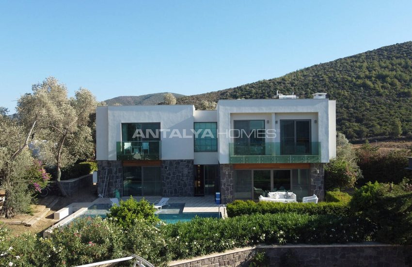 Maison Individuelle Avec Piscine Et Jardin Privés À Bodrum 12