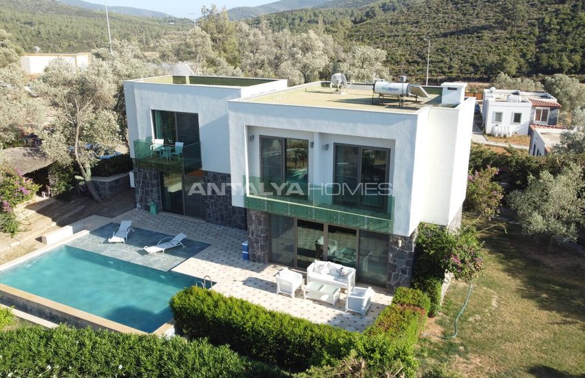 Maison Individuelle Avec Piscine Et Jardin Privés À Bodrum 10