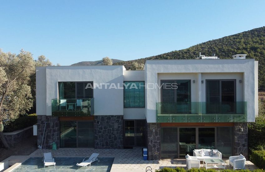Maison Individuelle Avec Piscine Et Jardin Privés À Bodrum 4
