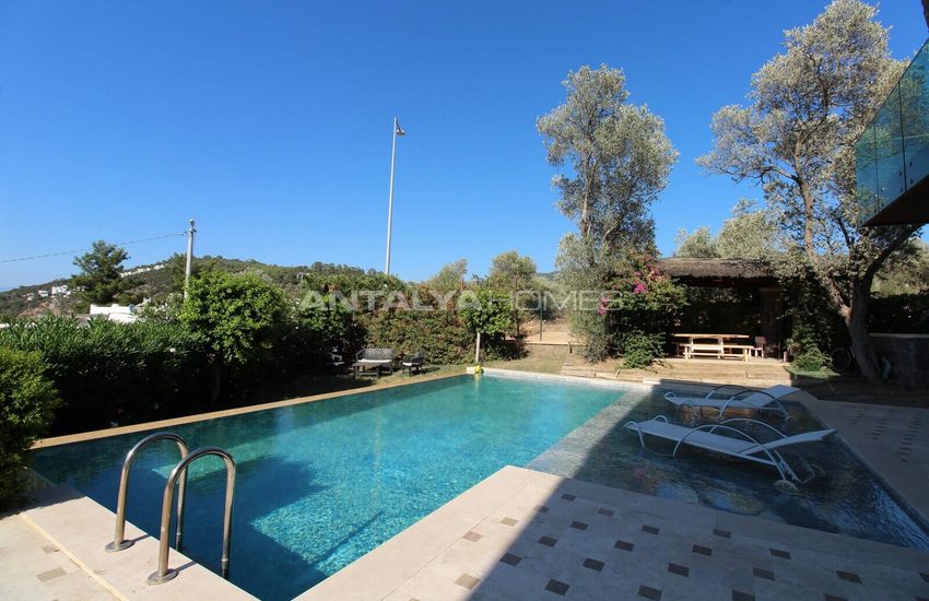 Maison Individuelle Avec Piscine Et Jardin Privés À Bodrum 3