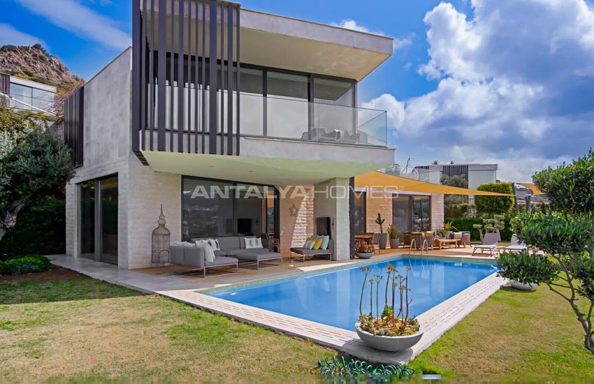Gemeubileerde Villa Met Zeezicht En Privéstrand In Bodrum 1