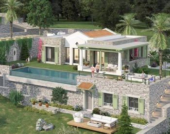Hus Med Privata Pooler Och Havsutsikt I Bodrum Gumusluk 3