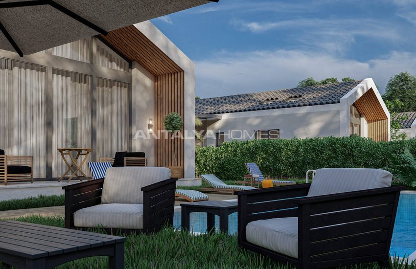 3-bedroom Detached Houses with Pool in Mugla Seydikemer 12