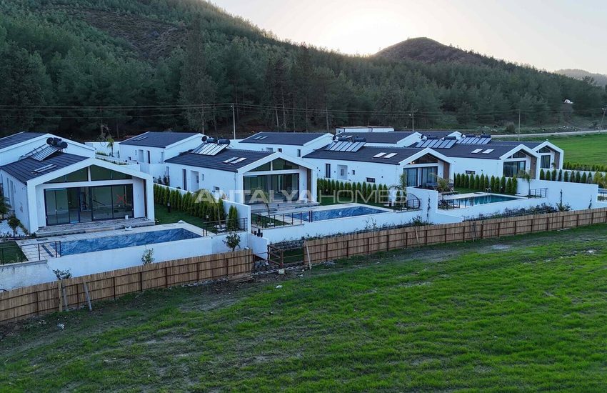 3-bedroom Detached Houses with Pool in Mugla Seydikemer 7