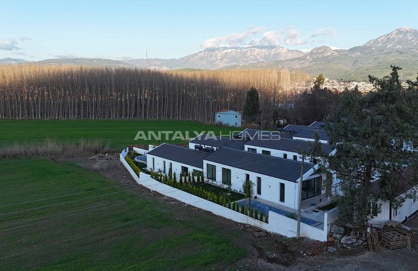 3-bedroom Detached Houses with Pool in Mugla Seydikemer 4