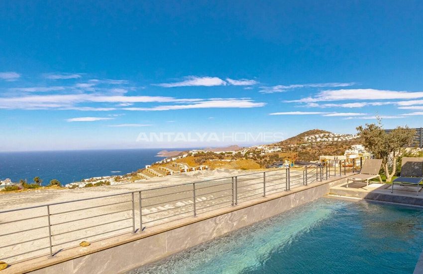 Sea View Houses with Private Pool and Garden in Bodrum 4