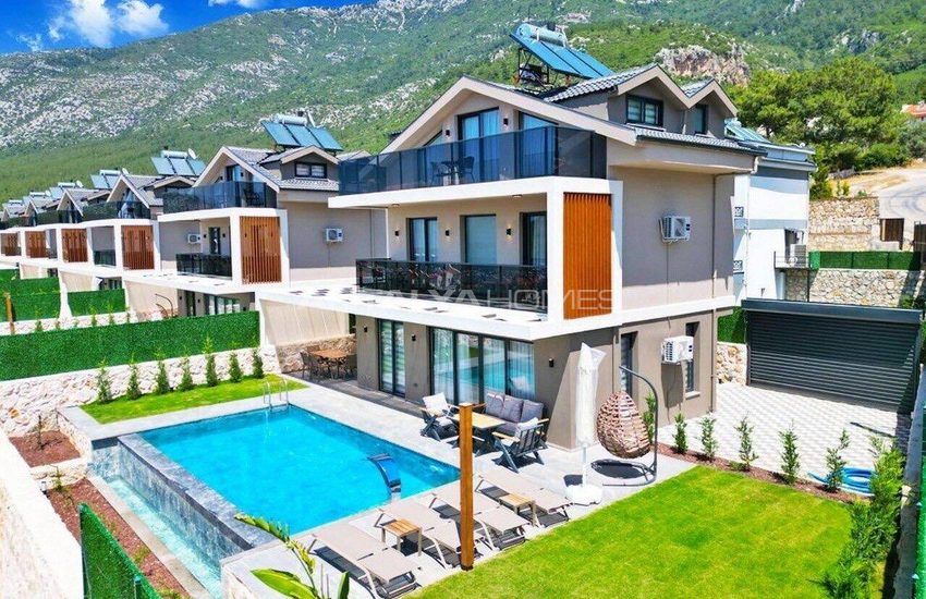 Detached Houses with Nature View in Oludeniz Fethiye
