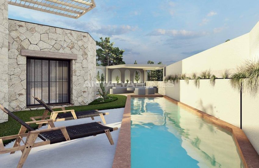Fristående Hus Med Havsutsikt Och Pool I Bodrum Gumusluk 13