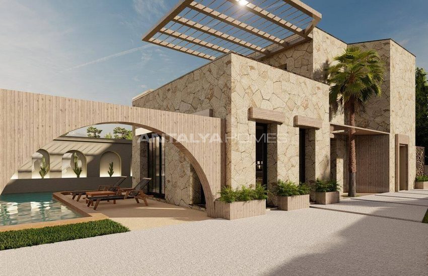 Fristående Hus Med Havsutsikt Och Pool I Bodrum Gumusluk 4