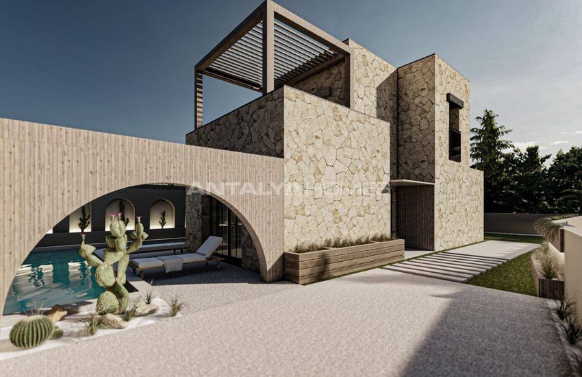 Fristående Hus Med Havsutsikt Och Pool I Bodrum Gumusluk 5