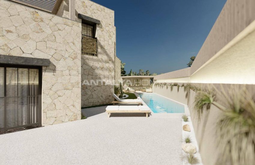 Fristående Hus Med Havsutsikt Och Pool I Bodrum Gumusluk 11