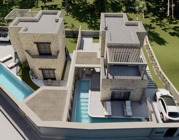 Fristående Hus Med Havsutsikt Och Pool I Bodrum Gumusluk 2